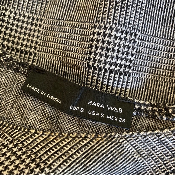 ZARA Plaid Long Sleeve Top - Picture 9 of 9